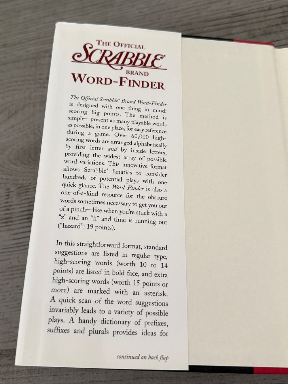 The Official Scrabble Brand Word Finder 1998 - Picture 5 of 10